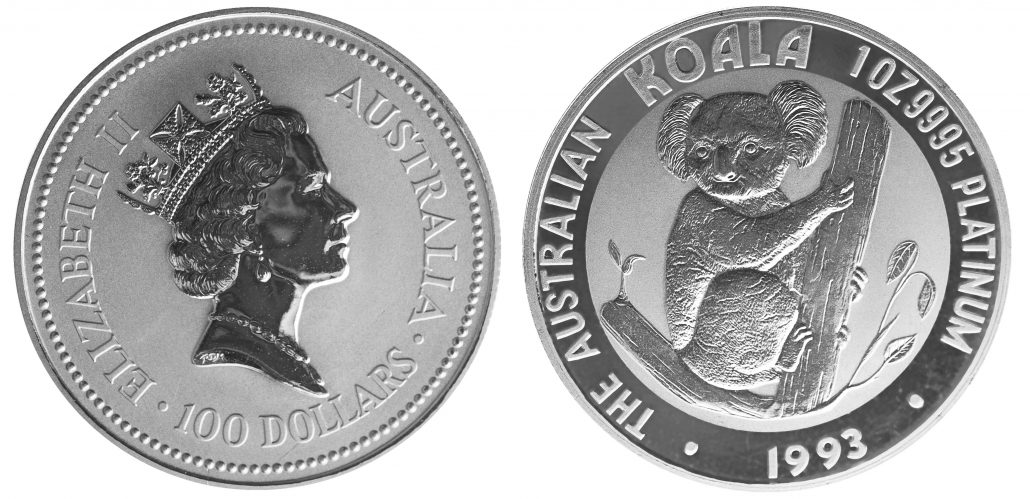 australia koala platinum