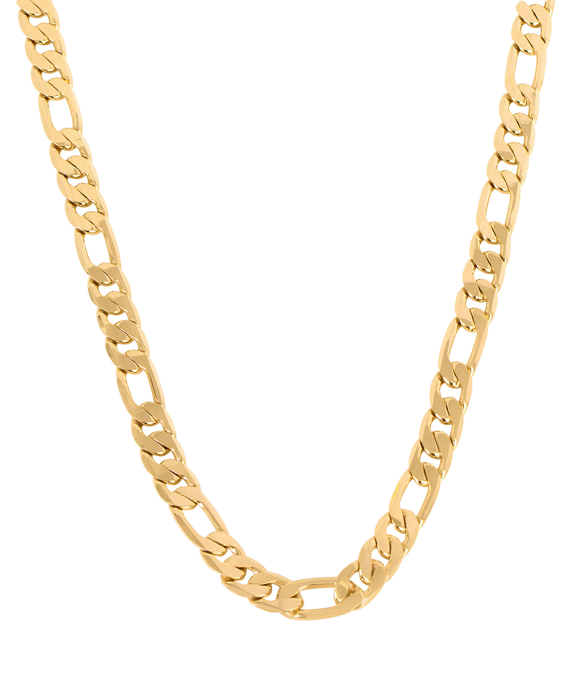 Hanging gold necklace