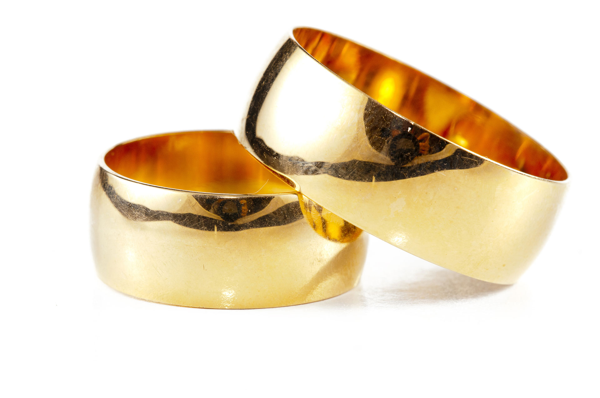 two gold bands