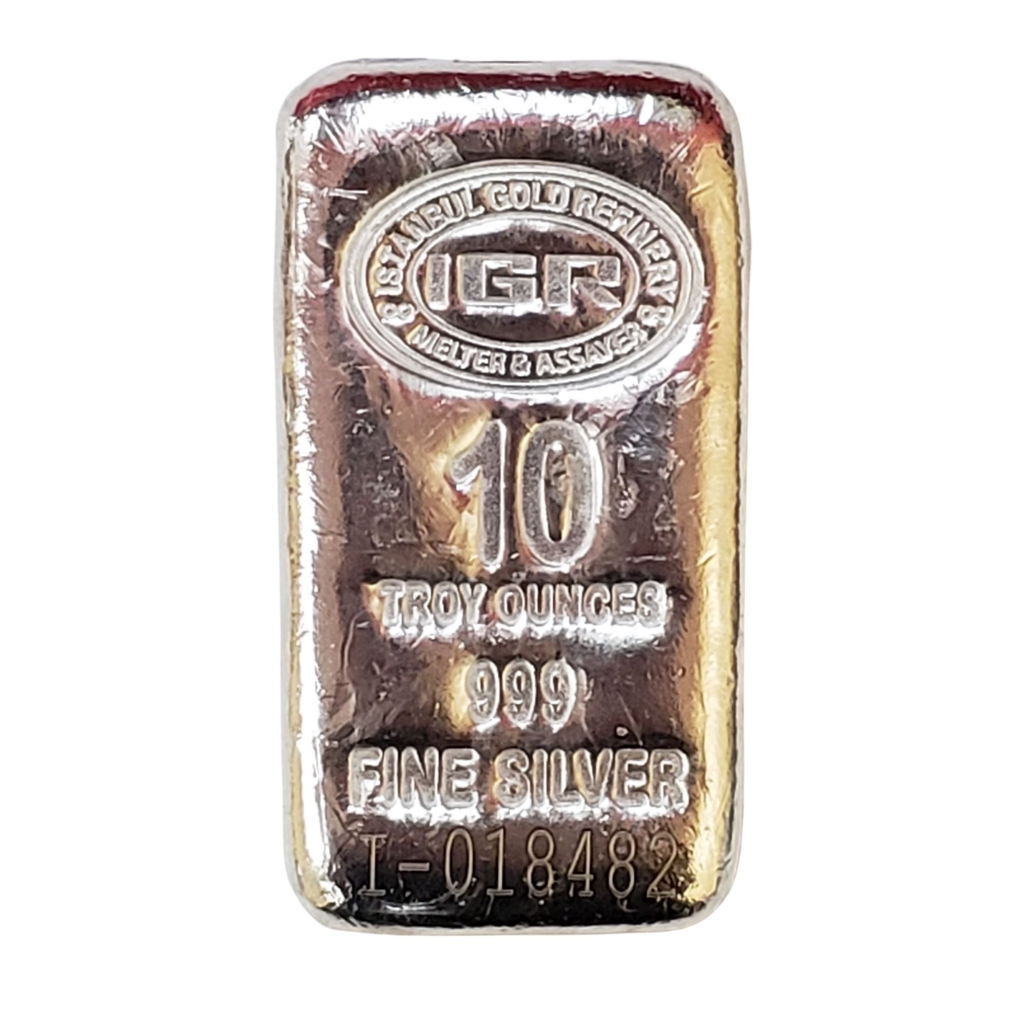 IGR (Istanbul Gold Refinery) 10 oz Silver Bar California Gold and