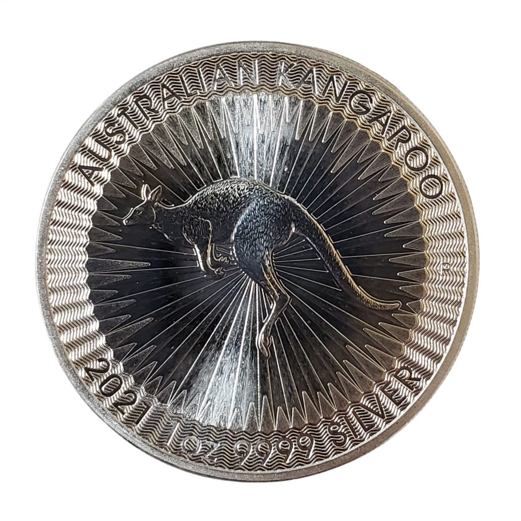 Australian Kangaroo 1 oz Silver Coin - California Gold and Silver 