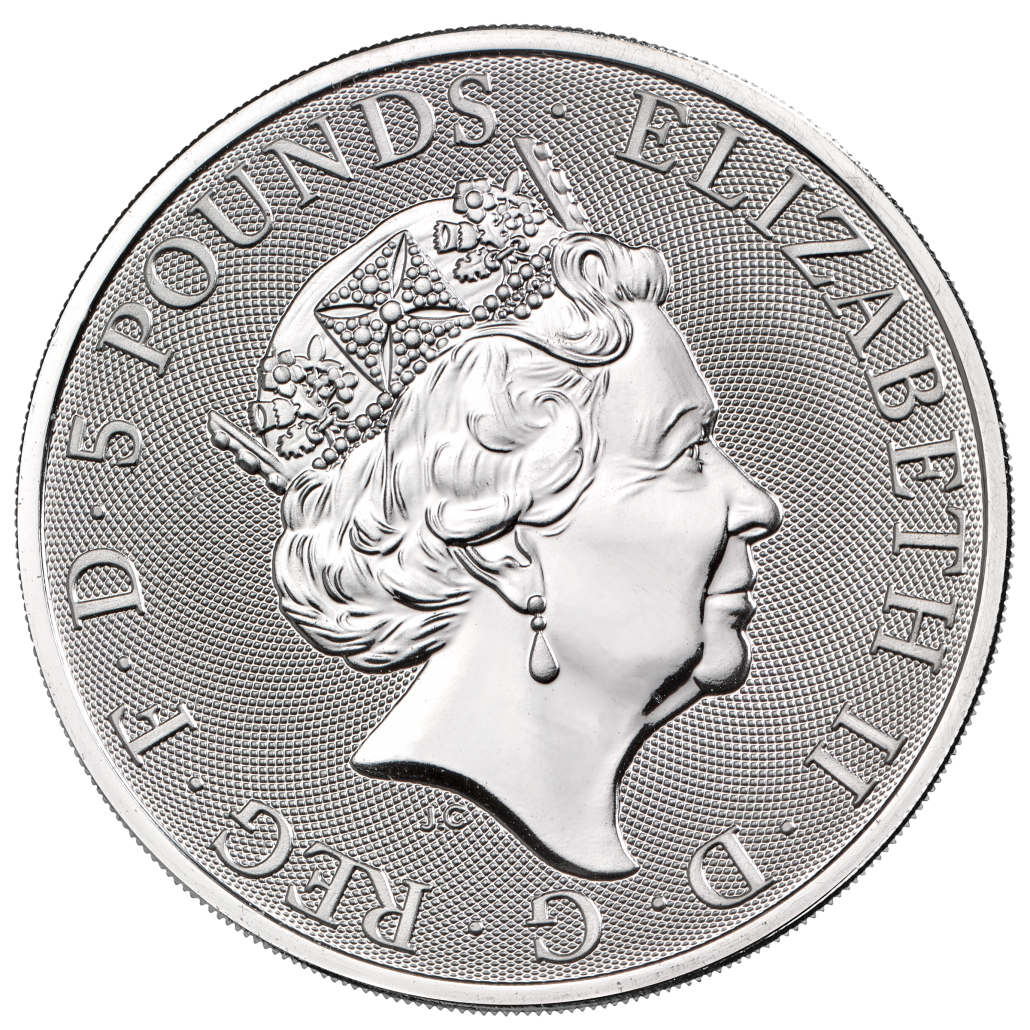 Queen' Beast Completer Coin Front