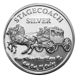 Stage coach silver rounds