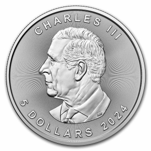 2024 Silver Maple Leafs feature King Charles III for the first time ever
