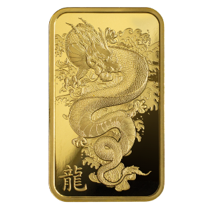 PAMP Lunar New Year Gold Bar - 2024 Year of the Dragon - Legend of the Azure Dragon