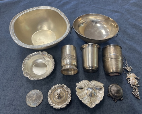 Common Indian Silver Items We Purchase