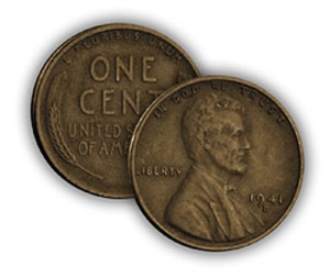 Wheat Pennies (1909-1958) image shows front and back of penny