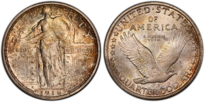 standing liberty quarter front and back Standing Liberty Quarter (1916-1930) front and back