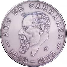 1909-1959 Cinco (5) Peso Front of coin