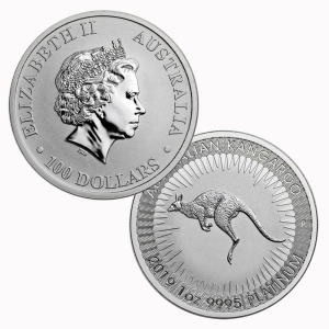 Australian Platinum Kangaroo Coin: 1 oz Australian Platinum Kangaroo Coin: 1 oz