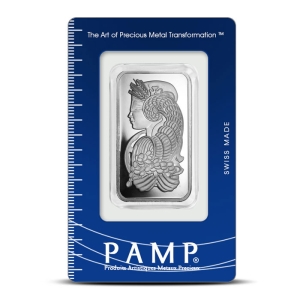 Pamp Suisse Platinum Bar: 1 oz, 5 oz, 10 oz