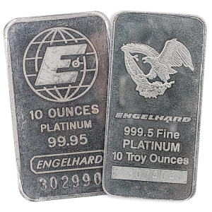 Engelhard Platinum Bar 10 oz