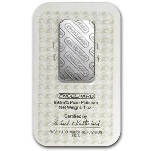 Engelhard Platinum Bar back