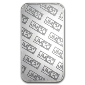 Johnson Matthey Platinum Bar back Johnson Matthey Platinum Bar back