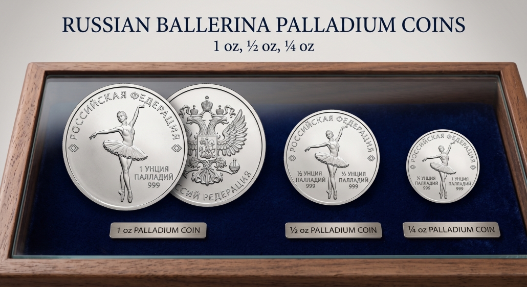 Russian Ballerina Palladium Coins
